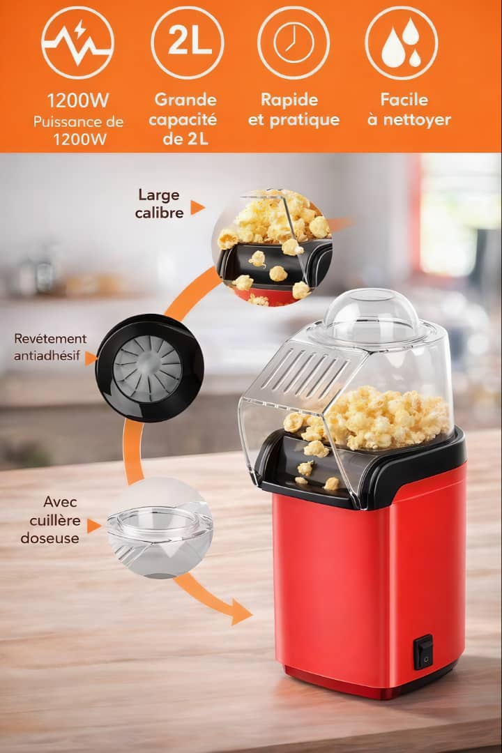 🎉 Offre exceptionnelle : Machine à Pop-Corn + Fer à Repasser Gratuit !
