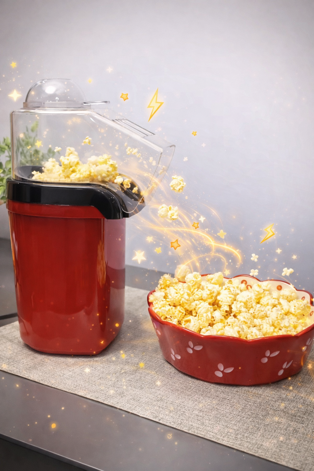 La Machine à Popcorn Sans Huile, Sain et rapide pour Toute la Famille 🍿