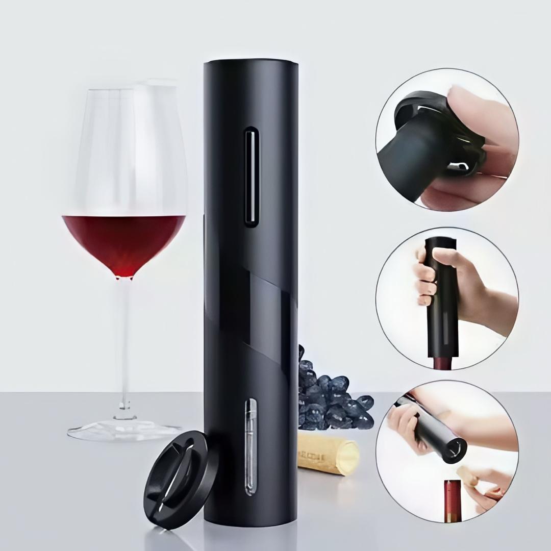 🥂Coffret Ouvre-vin Électrique Sans Fil (Fonctionne à Piles) – Kit Complet 4 en 1