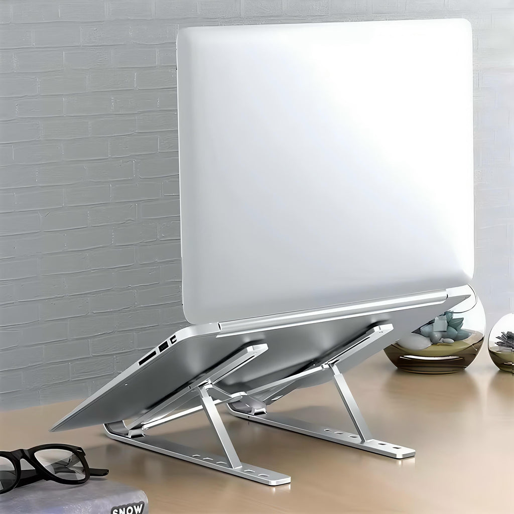 Support PC Portable Pliable en Aluminium Premium – Offre Spéciale  1+1 Offert